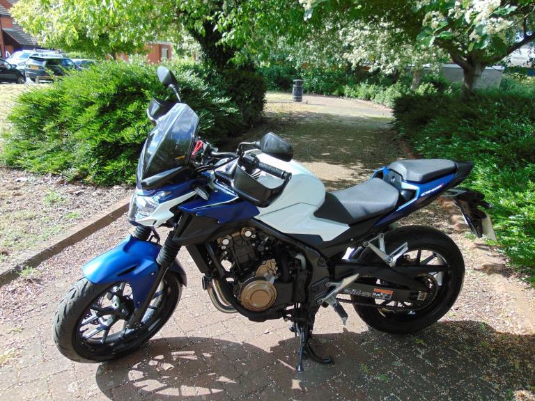 Honda CB500F 2021 A2 ok Naked Commuter light Tourer comfortable serviced ride2go