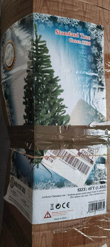 6 ft artificial Christmas tree 