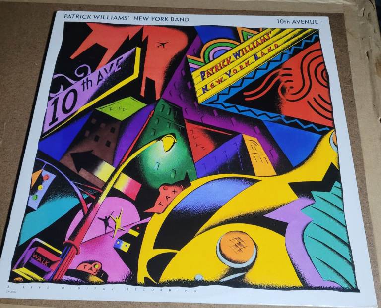 PATRICK WILLIAMS' NEW YORK BAND 10TH AVENUE SOUNDWINGS SW2103 US SHRINK VINYL LP r2/10