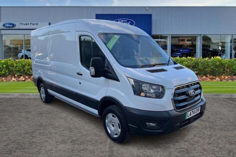 2024 Ford E-Transit 350 Trend AUTO L3 H2 LWB Medium Roof RWD 135kW 68kWh Automatic Panel Van Elec...