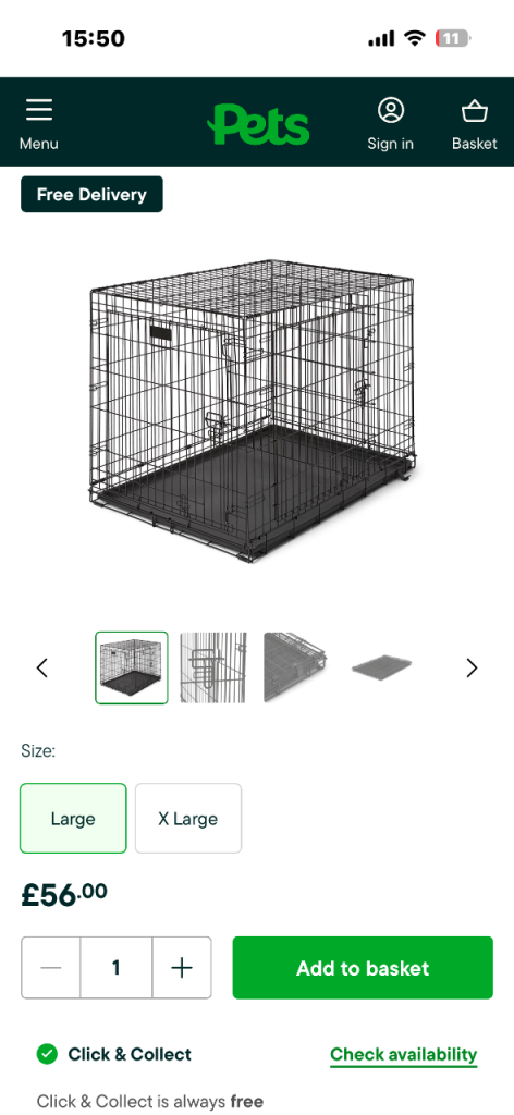 Dog crate