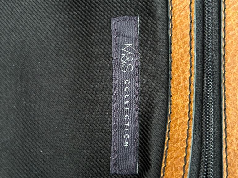 M&S Tan Leather Handbag