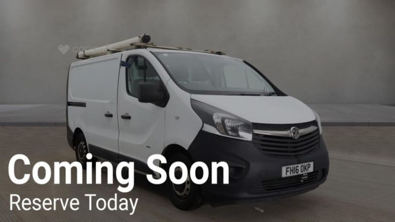 2016 Vauxhall Vivaro 2900 1.6CDTI 90PS ecoFLEX H1 Van PANEL VAN DIESEL Manual