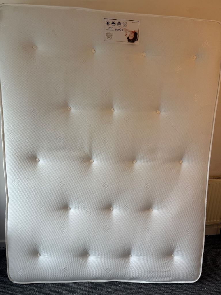 Premium Crystal double spring mattress in very good condition used like new