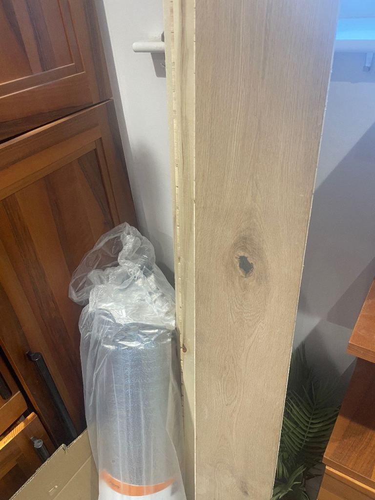 Engineered oak flooring new 3 msq + underlay