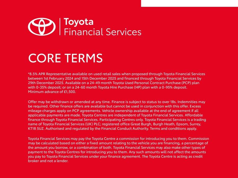 2024 Toyota C-HR 1.8 Hybrid Design 5dr CVT HATCHBACK PETROL/ELECTRIC Automatic