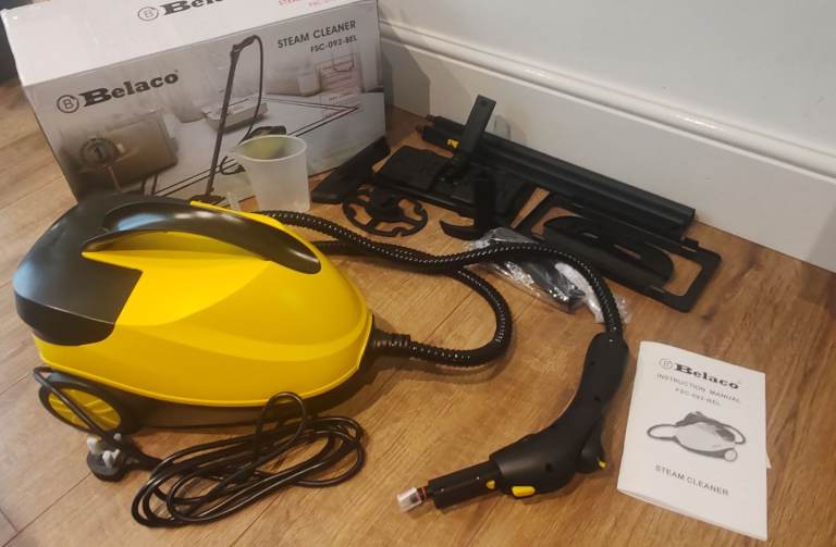 Belaco Steam Mop cleaner multipurpose steam cleaner 4 bar 2000W