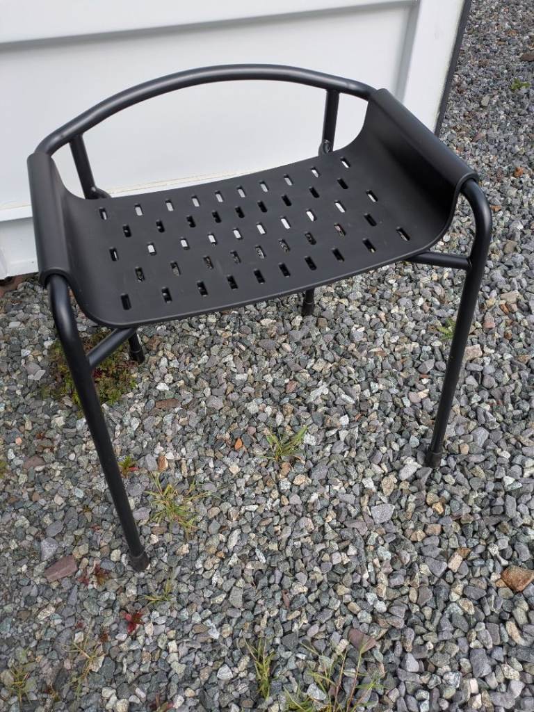 IKEA BÄSINGEN Shower chair, anthracite