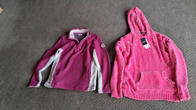 Weird Fish and George jumpers