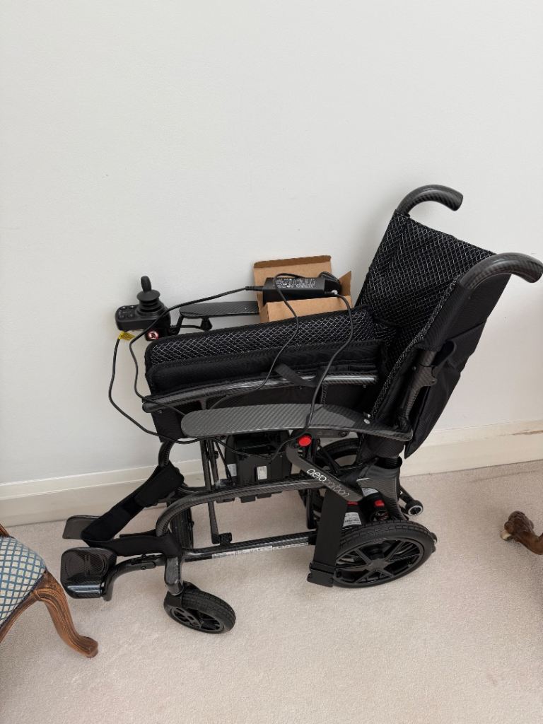 Used twice electric folding wheelchair