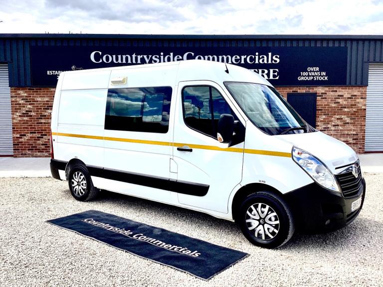 2019 Vauxhall Movano 2.3CDTI H2 130BHP / VERY LOW MILES / WELFARE / MESSING UNIT / TOILET  PANEL ...