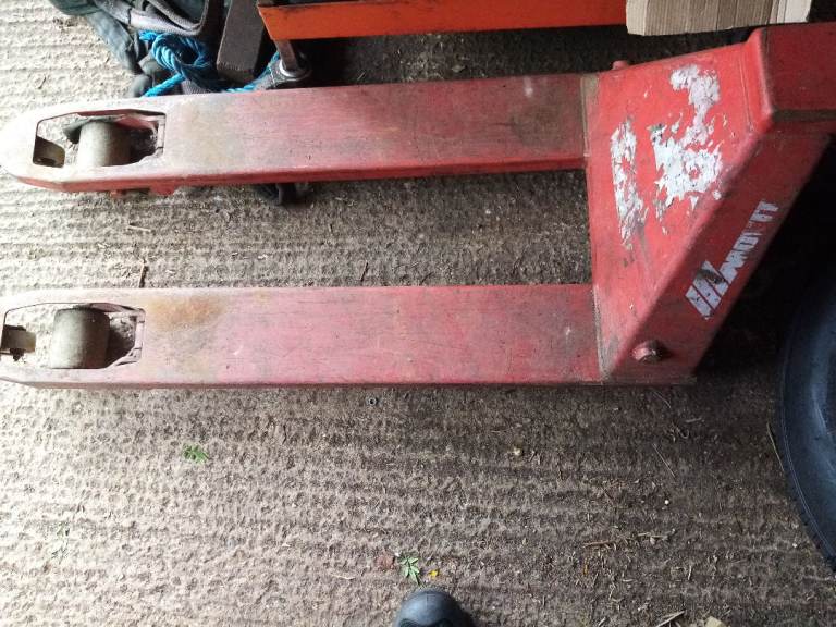 Quantity of scrap wooden joists