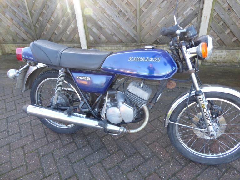 KAWASAKI KH 125 S REG 1978 2 KEYS V5 TO APPLY FOR HAD IT STARTED SPARES REPAIR