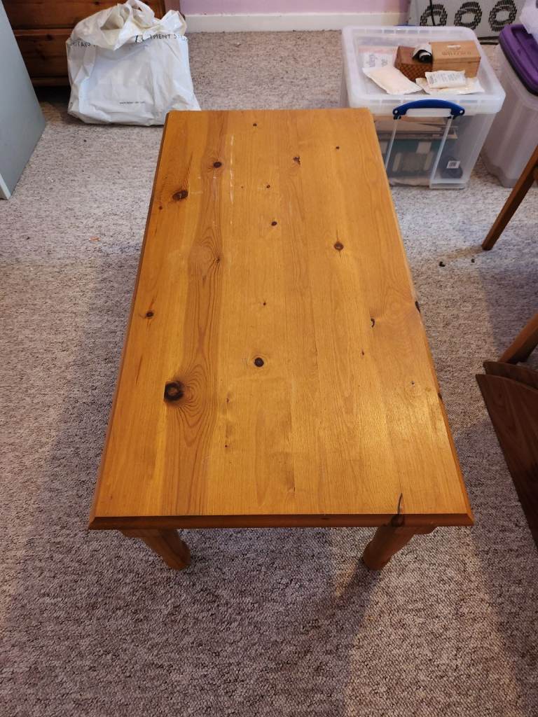 Small Pine Coffee Table