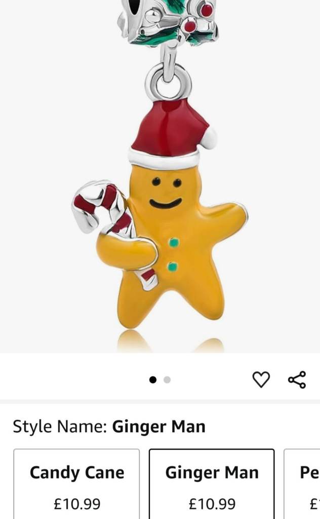 image for Bnip gingerbread xmas charm.