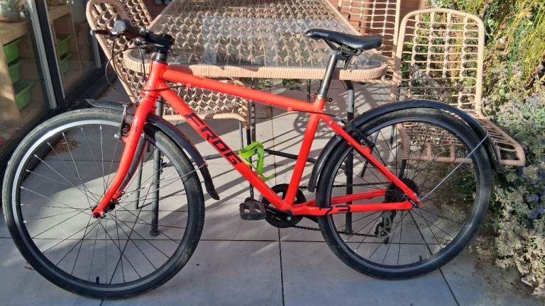 Frog 73 Bike - orange, good condition