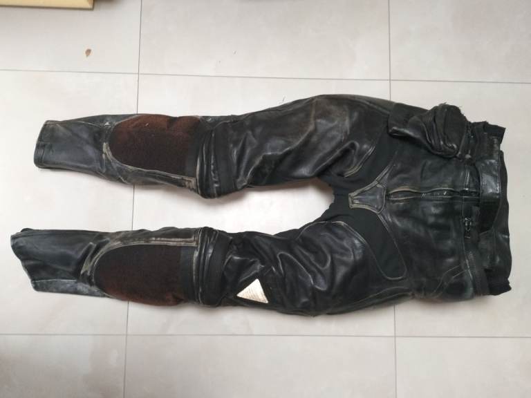 Hein Gericke Men's Leather Trousers size 52 L Black 