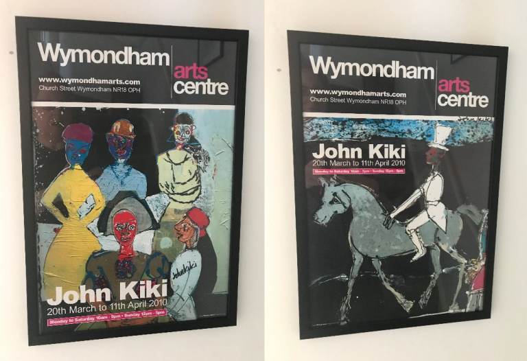 Wymondham Arts Centre Framed Posters - John Kiki Exhibition - Signed