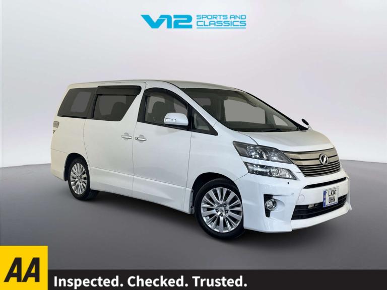 2021 Toyota Vellfire 2.4L Petrol MPV 8 Seats Automatic White MPV PETROL Automatic
