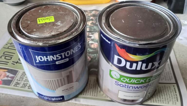 2 X Tins of Paint