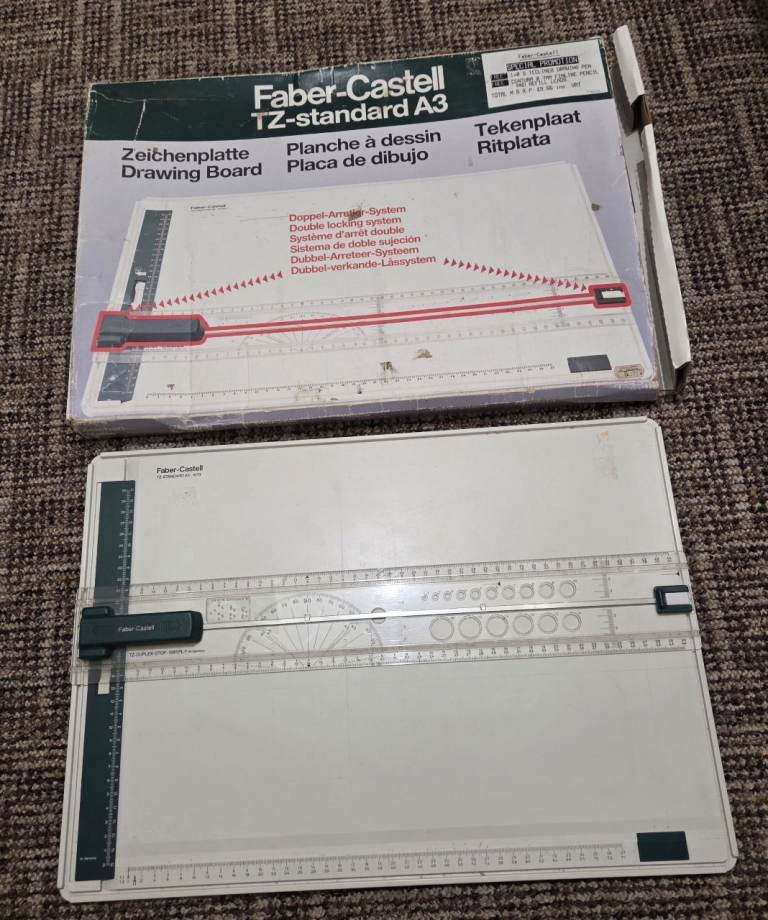 Faber-Castell TZ Standard A3 1073.  Drawing Board. See pics for condition.