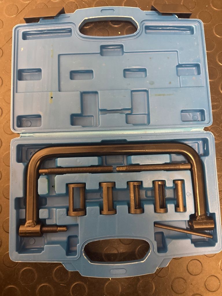 Silverline Valve Spring Compressor Tool Set 10pce - 16 - 30mm