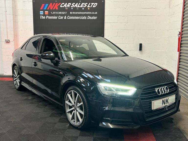 2017 17 AUDI A3 1.4 TFSI COD BLACK EDITION SALOON 4DR PETROL MANUAL EURO 6 (S/S)