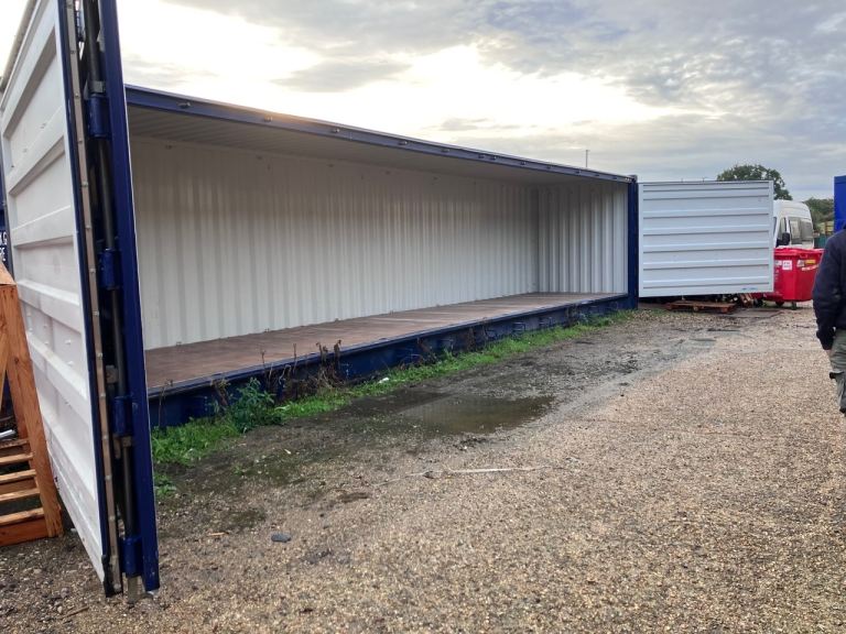 40ft High Cube Full Length Side Opening Shipping Container – One Trip new 2022