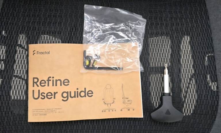 Ergonomic Chair - Fractional Design Refine (Mesh Dark, 4D Armrests, Lumbar & Height Adjestable)