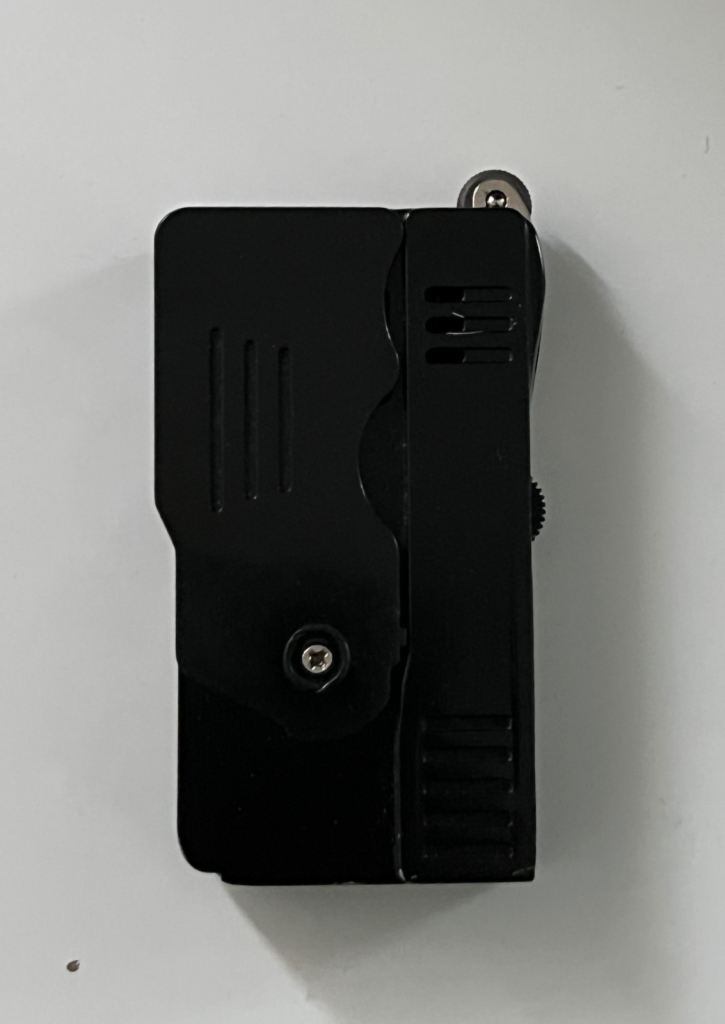 Black Gun-Shaped dual flame Lighter 