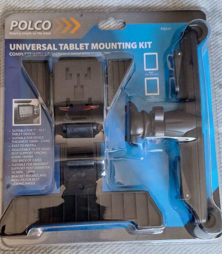 Universal tablet mounting kit