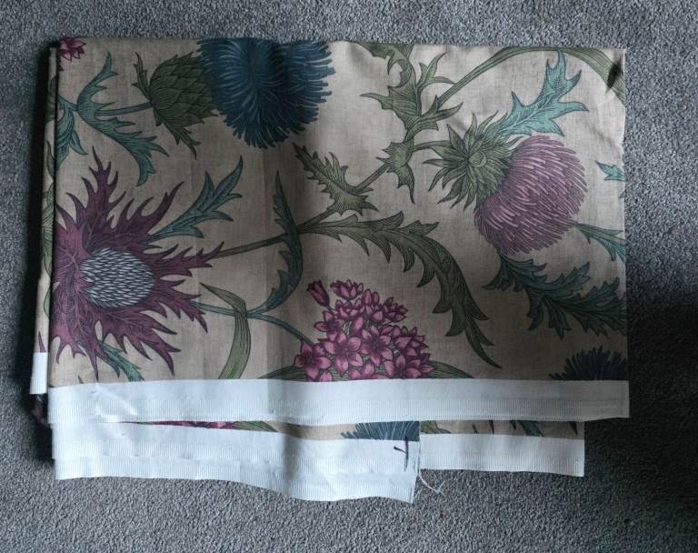 image for Curtain fabric - Iliv Acanthium Foxglove, 3.8m length