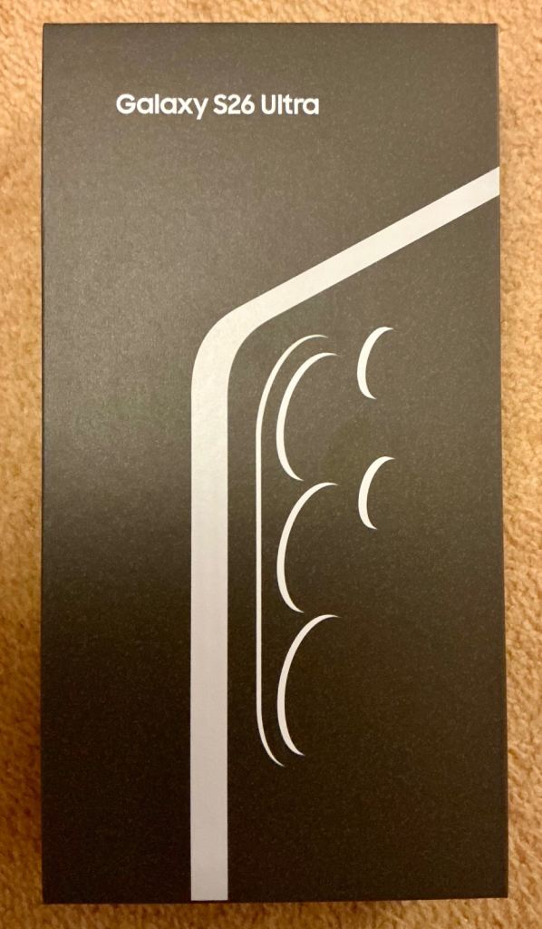 Samsung S26 Ultra Black 256GB Brand New Sealed box