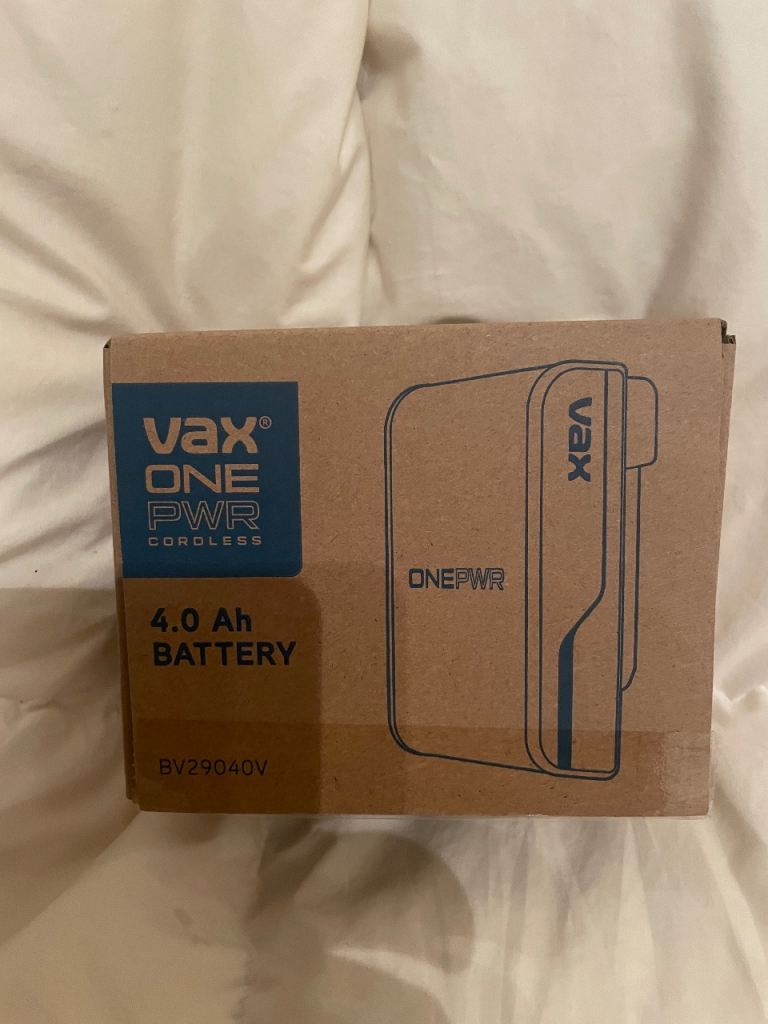 VAX onepwr 4.0Ah Max battery brand new