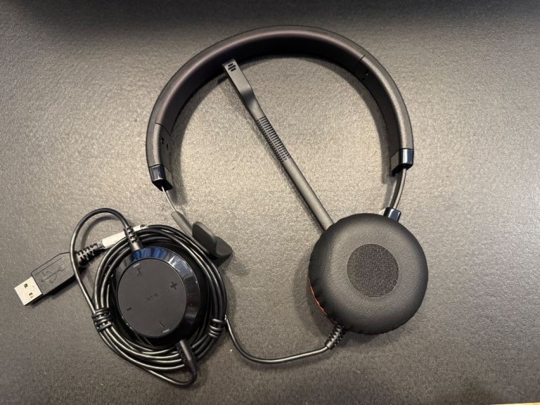 Jabra corded headset