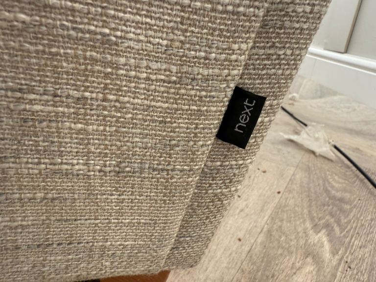 Next Beige Fabric Corner Sofa – delivery available 