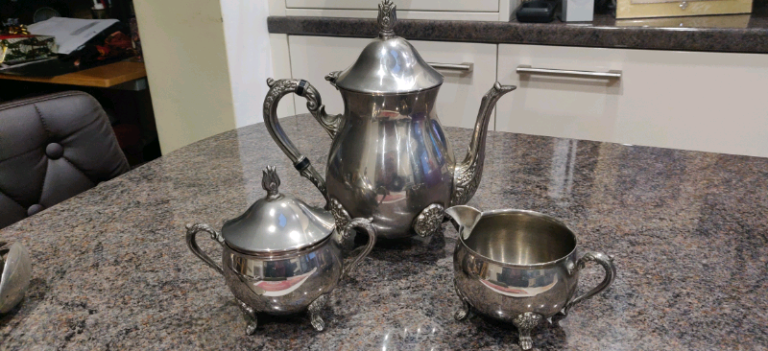 Silver Tea Set 4 Piece