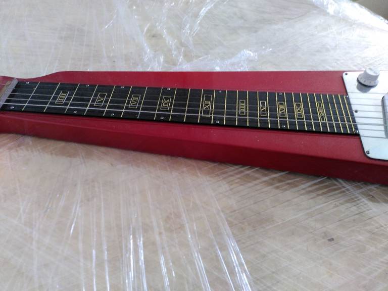 Artisan Lap Steel Guitar – Red, Good Condition