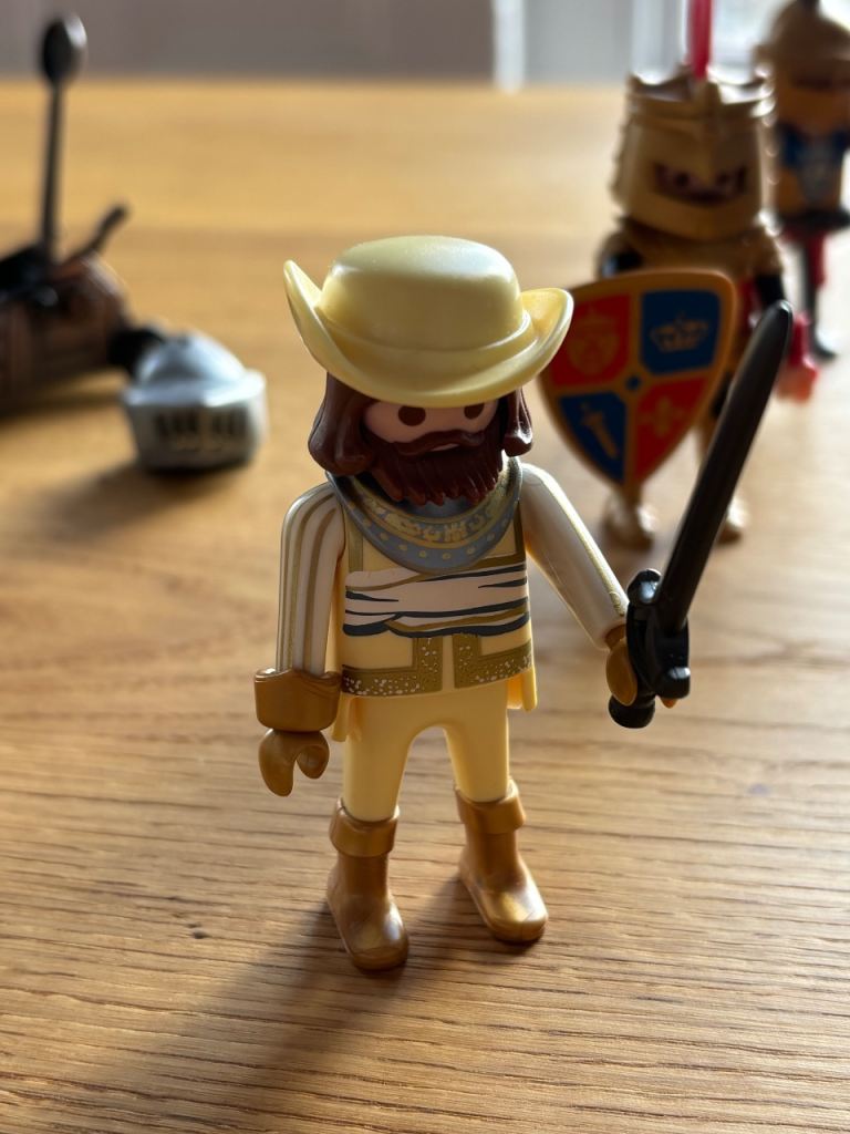 Assortment of PlayMobil figures 