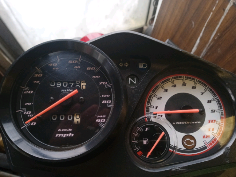 Honda CBF clocks 