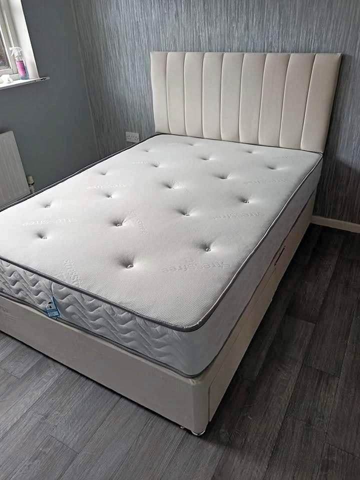 MASSIVE SALE ~~ SINGLE , DOUBLE AND KING SIZE DIVAN BED WITH MATTRESS ~ GET TODAY DELIVERY COD