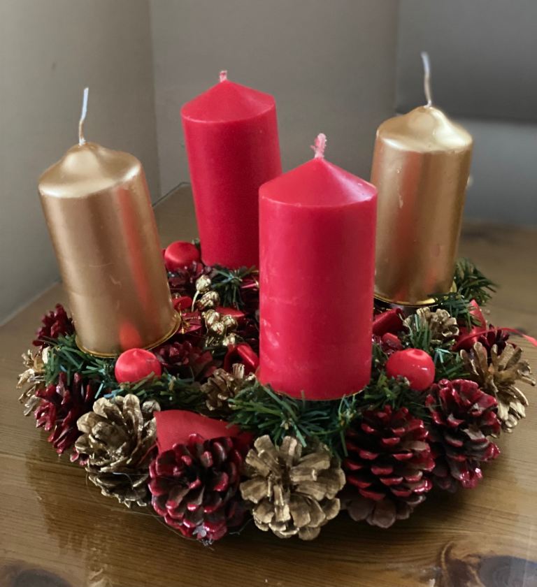 Brand New Advent Wreath  (diameter 26cm)