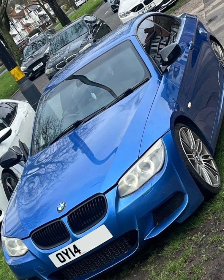 BMW 320d CONVERTIBLE 2014 FINAL SPEC M SPORT ESTORIL BLUE M3 LOOKALIKE