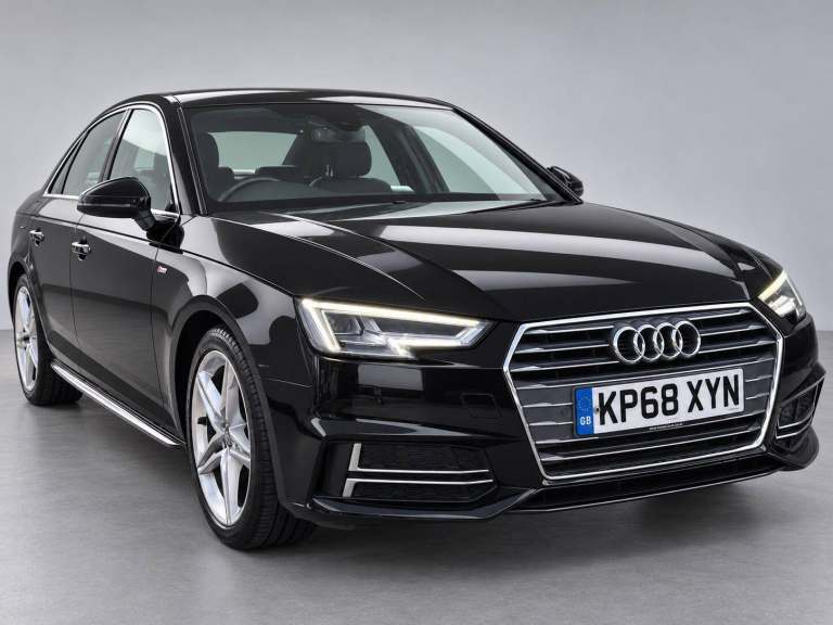 2018 Audi A4 2.0T FSI S Line 4dr S Tronic [Leather/Alc] SALOON PETROL Automatic