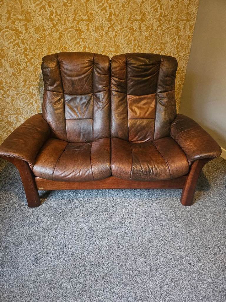 Stressless Ekornes Windsor Leather Suite Set