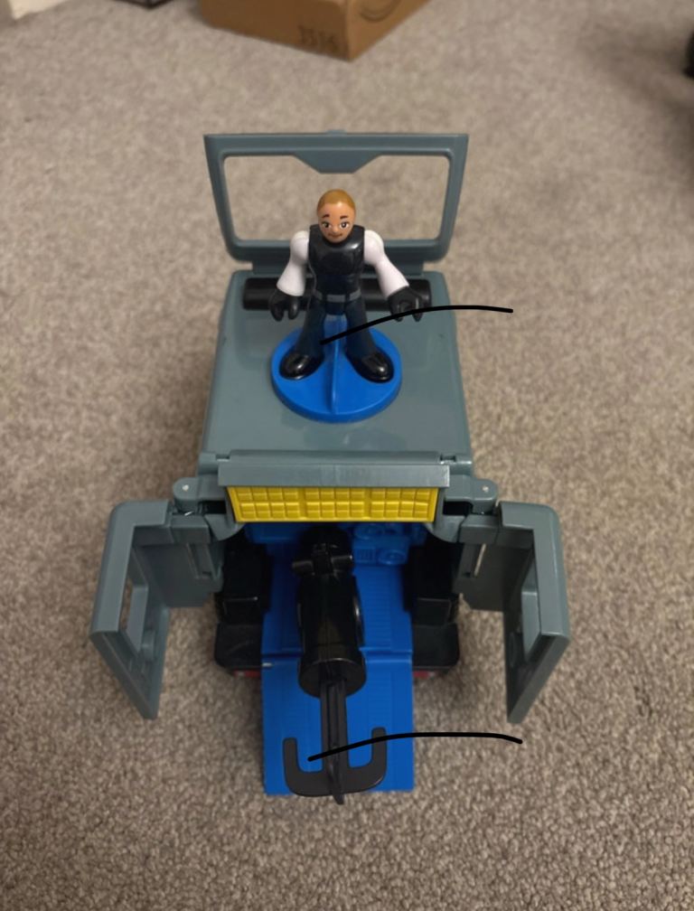 Batman Imaginext police van