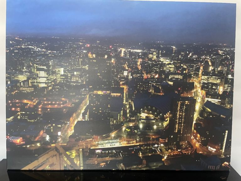 Manchester Print Canvas 100cm / 75cm