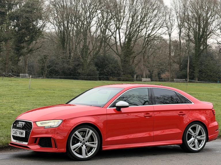2017 [67] AUDI RS3 2.5 TFSI QUATTRO S TRONIC AUTO RED FACELIFT 5DR SALOON 