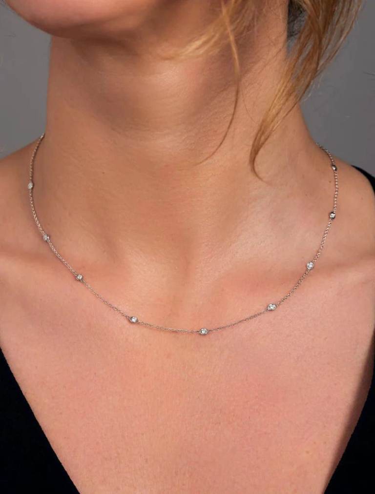 The Yard Necklace Diamond for Women by Layla Diamonds.