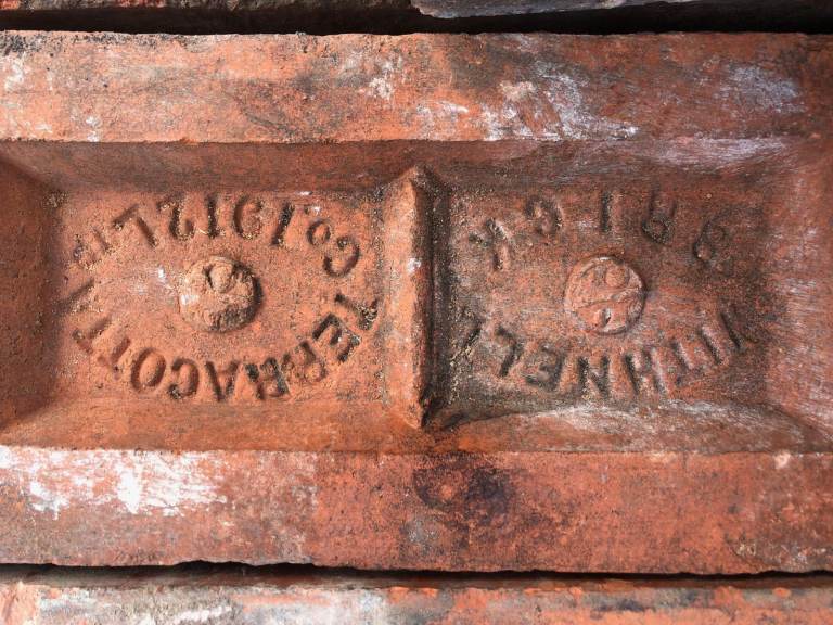 53 Withnell Terracotta Co bricks – stamped 1912 – reclaimed